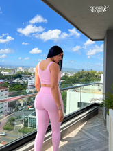 Cargar imagen en el visor de la galería, Legging corazón rosado claro