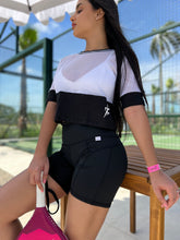 Cargar imagen en el visor de la galería, Blusa Malla y Algodón Blanca 2