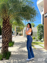 Cargar imagen en el visor de la galería, Legging Campana Azul