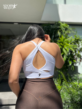 Cargar imagen en el visor de la galería, Top cruzado Blanco