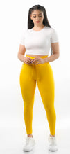 Cargar imagen en el visor de la galería, Legging cordón mixto - Amarillo