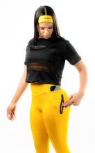 Cargar imagen en el visor de la galería, Legging Amarillo Intense con Bolsillo