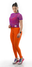 Cargar imagen en el visor de la galería, Legging cordón mixto - Naranja
