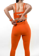 Cargar imagen en el visor de la galería, Legging cordón mixto - Naranja