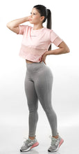 Cargar imagen en el visor de la galería, Leggings Jaspe Básico Gris Claro