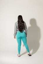 Cargar imagen en el visor de la galería, Legging corazón turquesa