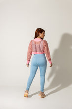 Cargar imagen en el visor de la galería, Legging cortes azul cielo