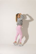 Cargar imagen en el visor de la galería, Legging corazón rosado claro