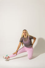 Cargar imagen en el visor de la galería, Legging cortes rosado claro