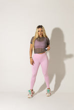 Cargar imagen en el visor de la galería, Legging cortes rosado claro