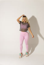 Cargar imagen en el visor de la galería, Legging cortes rosado claro