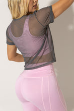 Cargar imagen en el visor de la galería, Legging cortes rosado claro