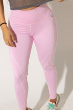 Cargar imagen en el visor de la galería, Legging cortes rosado claro