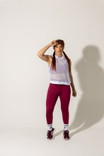 Cargar imagen en el visor de la galería, Legging corazón rojo vino