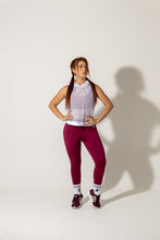 Cargar imagen en el visor de la galería, Legging corazón rojo vino