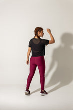 Cargar imagen en el visor de la galería, Legging Básico Sport Shop Rojo Vino