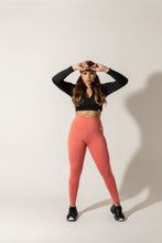 Cargar imagen en el visor de la galería, Legging corazón coral