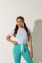 Cargar imagen en el visor de la galería, Legging corazón turquesa