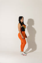 Cargar imagen en el visor de la galería, Legging naranja unicolor