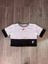 Cargar imagen en el visor de la galería, Blusa Malla y Algodón Blanca 2