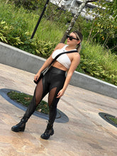 Cargar imagen en el visor de la galería, Legging Metalizado velo cortes