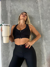 Cargar imagen en el visor de la galería, Top cierre negro