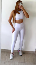 Cargar imagen en el visor de la galería, Legging Metalizado Sencillo Blanco