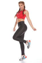 Cargar imagen en el visor de la galería, Legging Metalizado Resorte