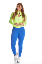 Cargar imagen en el visor de la galería, Leggings Unicolor Talle Alto Azul Royal