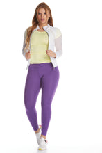 Cargar imagen en el visor de la galería, Leggings Unicolor Talle Alto Morado