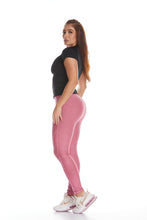 Cargar imagen en el visor de la galería, Leggings Jaspe Básico Rosado