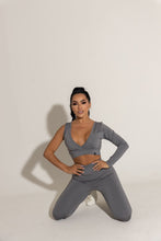 Cargar imagen en el visor de la galería, Legging Unicolor all in one Gris