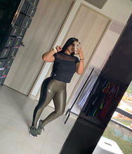 Cargar imagen en el visor de la galería, Leggings Metalizado Talle Alto
