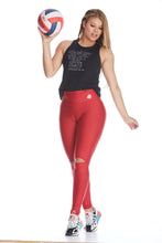 Cargar imagen en el visor de la galería, Legging Roto Rodilla Talle Alto
