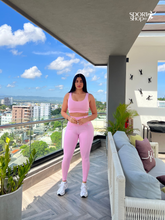 Cargar imagen en el visor de la galería, Legging corazón rosado claro
