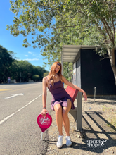 Cargar imagen en el visor de la galería, Enterizo Falda Tiras Rojo Vino
