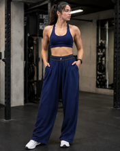 Cargar imagen en el visor de la galería, Pantalon casual azul
