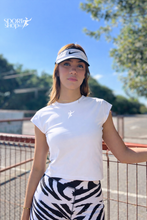 Cargar imagen en el visor de la galería, Blusa espalda abierta blanca
