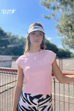Cargar imagen en el visor de la galería, Blusa espalda abierta rosa

