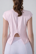 Cargar imagen en el visor de la galería, Blusa espalda abierta rosa
