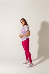 Legging corte láser fucsia