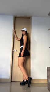 Falda Pliegue Negra