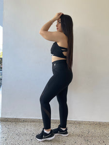 Leggings velo bolsillo (negro)